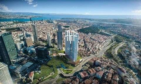 Modern and luxury apartments for sale are located in Şişli district, which is among the business and life centers on the European side. Bomonti is one of the most valuable districts on the European side. Thanks to its location, it is only walking dis...