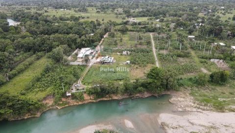 For only 40 USD per m2 you can get a good access and close to Cabarete Riverfront Lot with an unfinished construction valued at over 150,000 USD
