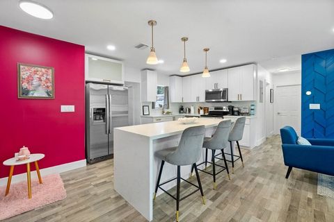 Introducing this immaculately turn key renovated one-story sanctuary, just moments away from the beach! Nestled in the heart of Pompano Beach, this 3/2 single-family retreat boasts an abundance of natural light, creating an inviting atmosphere throug...