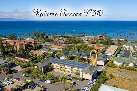 Discover a popular vacation rental near Kihei's finest beaches! This coveted 2-bedroom, 1-bath corner unit at Kalama Terrace is only blocks to Charley Young, Kamaole One, and The Cove beach parks. Perched on the top floor, it boasts views of the ocea...