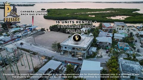 Immerse yourself in the vibrant island lifestyle and unlock unparalleled investment potential with this extraordinary rental complex located just steps away from Caribeña Lagoon, Back Gas Station in the heart of San Pedro Town, Belize. San Pedro, Amb...