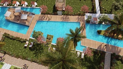 Beschrijving: Ontdek het toppunt van luxe met ons exclusieve appartement met 1 slaapkamer te koop in Lazuli, Hurghada. Deze zorgvuldig vervaardigde residentie op de tweede verdieping biedt 71 m² + 71 m² open ruimte met een eigen dak, van pure elegant...