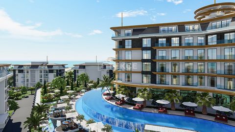 Properties with Panoramic Sea and City Views in Project with Full Amenities in Alanya Kestel The stylish properties are located in Kestel in Alanya. Kestel is a developing area with various amenities. The area is home to hiking paths, restaurants, ca...