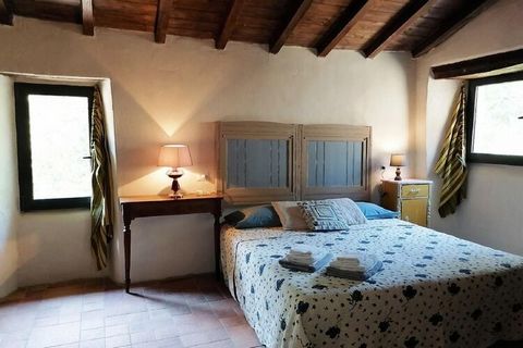 This holiday home on an authentic farm is located in a medieval village surrounded by woods, fields and streams, not far from Florence. On the estate there is a small church, 5 holiday flats, a beautiful garden where you can eat together and a park w...