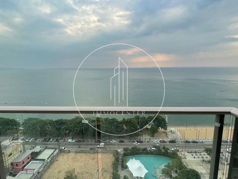 IN PATTAYA JOMTIEN IN THE RESIDENCE OF PERESTIGE LA COPACABANA BEACH APARTMENT OF 64 M2 H with equipped kitchen open to living room sea view, 2 parental suites, on the 48th floor with balcony. Multi swimming pools, gym, bar, caretaker, beach club lou...