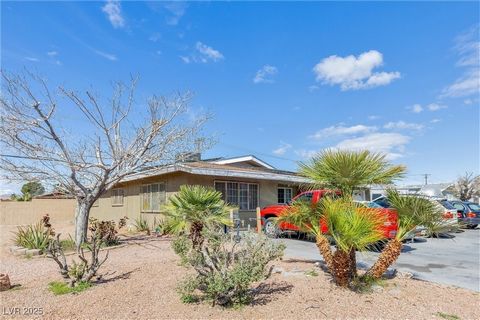 Check out this delightful single-story 3 bedroom 2 bathroom home. Located near Nellis AFB for those looking for an easy commute. This home features the added convenience of RV parking behind a secure gate, ideal for adventure seekers or those with re...