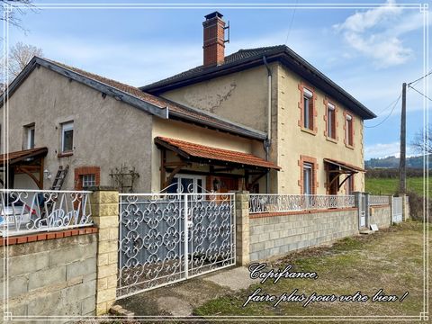 Maison à vendre proche LA CLAYETTE (71) 5 pièces , 117m², 3 chambres, terrain 3824 m²