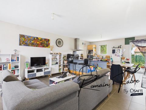Maison de plain-pied avec 3 chambres, garage et jardin intimiste
