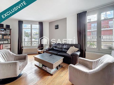 Paris 15e, Appartement traversant et lumineux au calme, au 4e étage, 5 pièces de 105m²