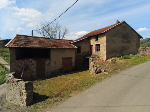 Ancien corps de ferme à rénover / 2 pièces 40m² + Annexes / Terrain 471m² DOMPIERRE LES ORMES (71)