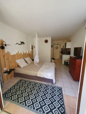 SAINTE ANNE 972 APPARTEMENT 28M² EN RDC , RESIDENCE AVEC PISCINE