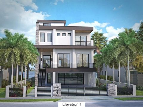 Pre-Construction. To be built. Stunning Bayfront home on Davis Islands with unobstructed views from every level. Designed to the latest building codes with concrete block/piling construction, impact windows/doors, and elevated FEMA compliant living f...