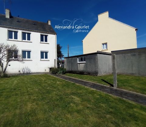Dpt Finistère (29), Rosporden, à vendre maison 3 chambes - Terrain de 537 - Garage et jardin - en impasse