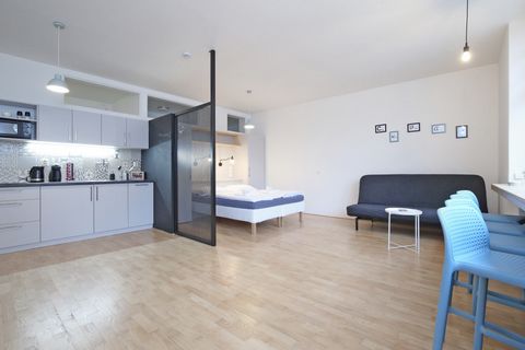 New, modern apartment in the city center of Liberec with a view of the dominant Town Hall and the main Theater. You find there all the equipment for a pleasant stay. Apartment is equipped with a modern furniture. The kitchen has a dishwasher and all ...
