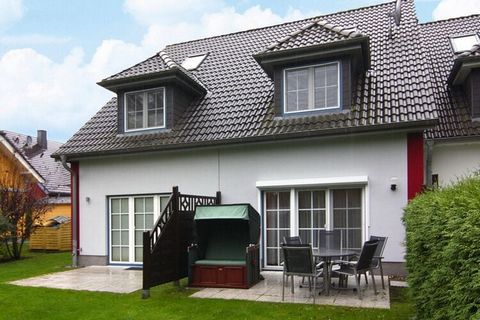 Well-being row house only 800 m from the Baltic Sea and 300 meters from the center of the popular Baltic Sea resort. Relax on the cozy terrace in a beach chair while the little guests can play and romp in the garden. The holiday property scores with ...
