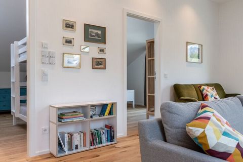 The name “K12” stands for the address Keltensteinstrasse 12 in Füssen. In 2021, we replaced the former parents' house on this property with a new building. This modern holiday apartment is located on the first floor and under the roof. The rooms are ...