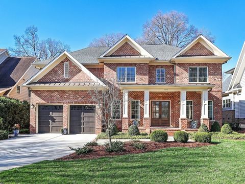 Welcome home to this Stunning custom built brick home in the heart of Dilworth. Incredible details throughout with 10 ft ceilings, oversized moldings, and large gracious rooms. The chef's inspired kitchen features a gas cooktop, new Sub-Zero refriger...