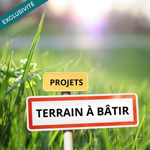 Terrain Plat constructible de 852 M2