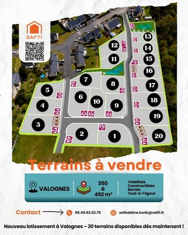 Terrain de 459m2