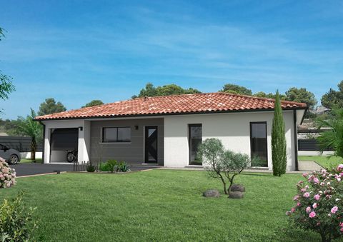 In a small hamlet, quiet but 5 minutes by car from the city center, construction project on a plot of 1300m². The comfortable house of approximately 90m² consists of a living room/open kitchen of 43m², 3 bedrooms and a garage of 24m². Land sold alone...
