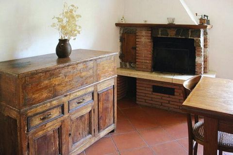 Large country house with rustic Tuscan furnishings and panoramic views. The property is in a quiet location in the vineyards and is home to some animals such as donkeys, pigs, geese, chickens and ducks. The country house is surrounded by a large, wel...