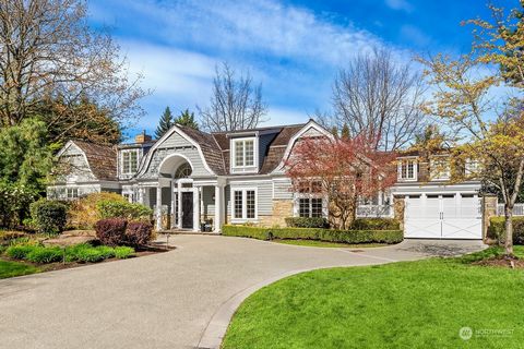 Immerse yourself in the ultimate in Hamptons-style living in this stunning Clyde Hill home boasting chic, timeless design. A circular drive welcomes you to a world of casual elegance. Enjoy spacious living areas perfect for entertaining & relaxing; f...