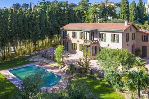 A stone’s throw from the beaches and the Croisette Bvd, nestled in the historic district where the legend of Cannes took place in the XIXth century, extremely rare noteworthy period mansion of roughly 400sqm built in 1875. Numerous aristocrats, famou...