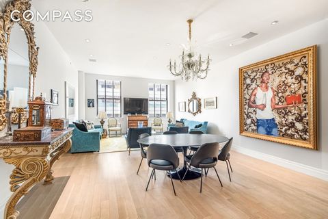 Extraordinary opportunity to own a turnkey, full-service Tribeca condominium at an attractive price point. Apartment 15C offers 3 bedrooms, 3 full baths PLUS a bonus room currently used as a home office. With nearly 2000 square feet, 10'+ ceilings an...