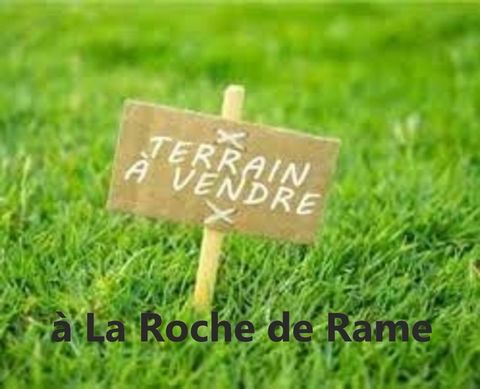 Dpt Hautes Alpes (05), à vendre LA ROCHE DE RAME terrain