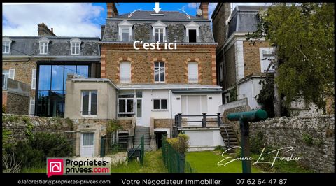 Dans l'un des quartiers les plus prisé de Saint-Malo à Courtoisville, on vous propose un appartement en duplex au 2ème étage d'une villa bourgeoise et à 200 mètres à pied de la plage. Cette petite copropriété de 3 résidents accueille un très beau 3 p...