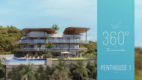 Living well is the best investment! Welcome to Tamarindo 360, where you can truly live, unwind, and entertain in style! Penthouse 1 - $1,899,000.00 The ultimate living space! 4 bedrooms, 4 and 1⁄2 bathrooms with breathtaking views of Playa Langosta n...