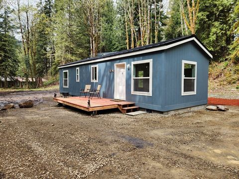 Imagine waking up every morning to the soothing sound of the Salmon River. Picture yourself owning a brand-new manufactured home on a generous half-acre lot just outside the charming town of Welches. This property is not only ideal for living, but it...