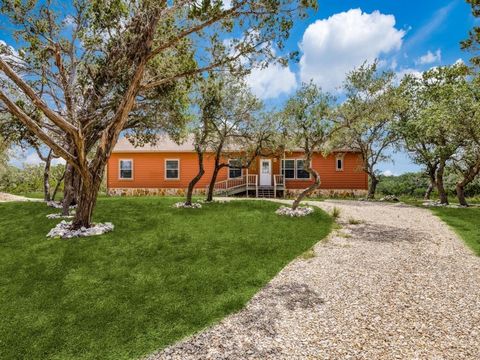 Own a gorgeous piece of Texas with FOREVER VIEWS of the Hill Country and LIVE WATER! As you drive around the property's excellent road system, there are incredible views form almost every part of the ranch! And water access to the creek is excellent ...