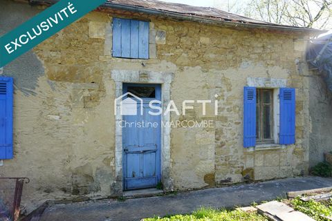 Maison en pierre de 5 pièces, sur vaste terrain arboré