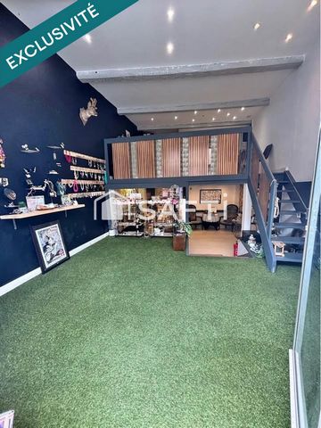Local commercial 56m² avec vitrine, climatisé