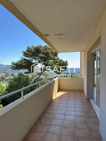 3 pièces vue mer dans résidence sécurisée avec piscine