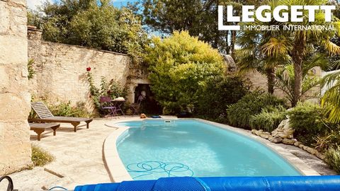 A23309AMR17 - 19 km from Rochefort, in Le Thou, in a quiet area, this beautiful old house has been completely renovated, with a lovely garden and swimming pool, Information about risks to which this property is exposed is available on the Géorisques ...