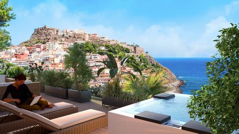 We present the penthouse of your dreams, located in the enchanting heart of Castelsardo, ready to welcome you from the end of summer 2024. The apartment, belonging to the 
