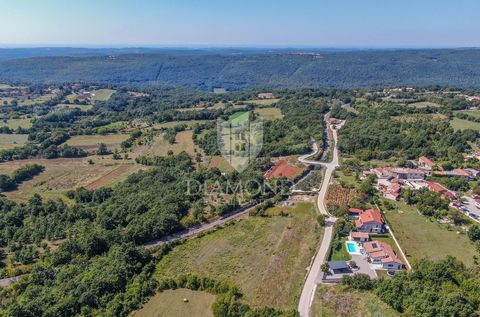 Location: Istarska županija, Žminj, Žminj. Istrien, Žminj, Umgebung In der Nähe der Gemeinde Žminj, genauer gesagt in einer kleinen Siedlung in deren Umgebung, befindet sich ein großes Grundstück, das einen neuen Eigentümer sucht. Es ist von Einfamil...