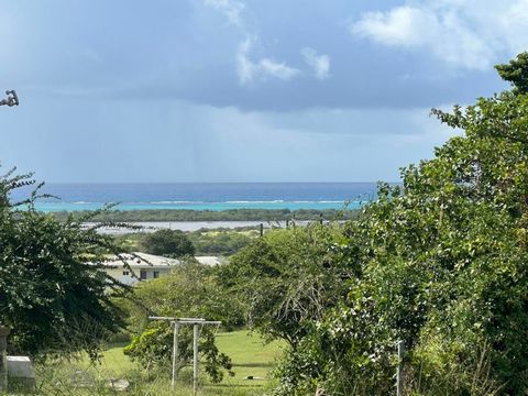 Panoramic turquoise ocean views from this large 2.577 US acre lot in a peaceful east end setting.