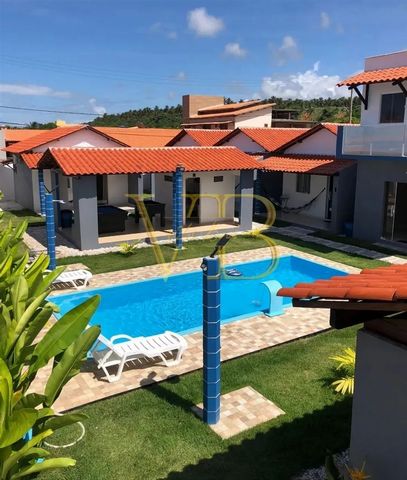 *Pousada Vila do Paraíso*, located within the Rio Lagoa Mar condominium, in the village of Lagoa do Pau, municipality of Coruripe, state of Alagoas, Brazil. The inn occupies a total area of 1,000m² and consists of 9 chalets, each approximately 45m², ...