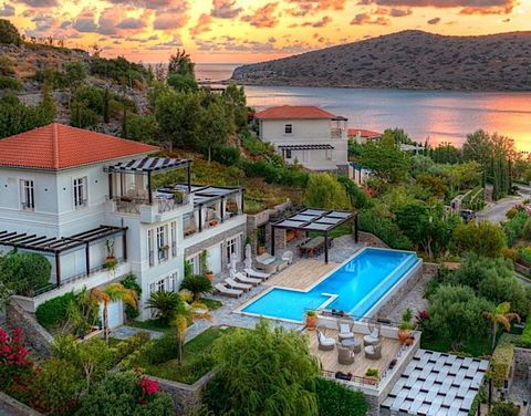 Discover complete privacy and tranquility at this luxurious property nestled in a prime location, offering breathtaking views of nearby Spinalonga Island. Completed in 2021, this exquisite residence is a true masterpiece. Luxurious Interiors: Immerse...