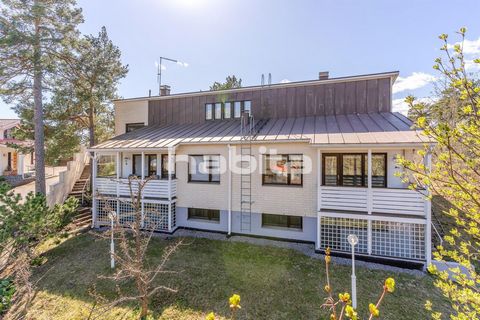 In peaceful Kaitalahti, a semi-detached home built on top of a hill, following the shapes of the rock. The apartment as a whole is in good basic condition. Nice little sheltered yard. This home is built on many floors. The beautiful sauna section and...