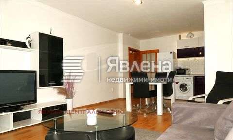 Yavlena offers to your attention a neat, excellently furnished and sunny, one-bedroom apartment with unconcealable views of Vitosha Mountain, located on the first floor above garages, in a five-storey residential building. The apartment is functional...