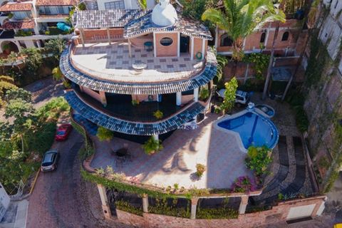 House for Sale in Amapas Puerto Vallarta Jalisco Beautiful villa located in one of the most exclusive areas that Puerto Vallarta has to offer. This wonderful contemporary Mexican style Villa embraced by the mountains will take your breath away from t...