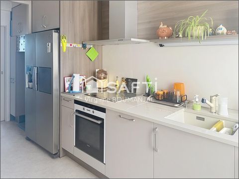 Appartement de 144 m2 4 chambres avec balcon, garage et cave