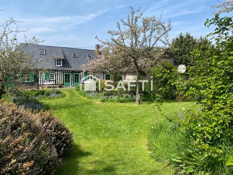 Authentique longère Normande sur jardin de 2600m2