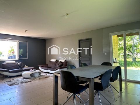 Maison de plain pied 4 chambres 105 m2