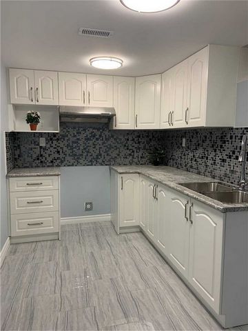 Beautiful Basement With Two Bedrooms With Closets. Kitchen With Small Living Area (Like A Den) And A Full Washroom And A Powder Room. Also Two (2) Car Parking Available. Washing Machine & Dryer For Tenants Exclusive Use. Closer To All The Shops And H...