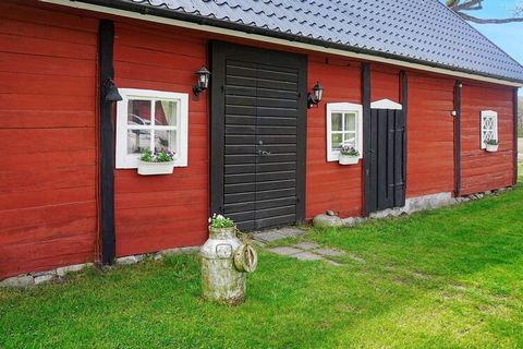 This beautiful apartment is located in beautiful Småland among fantastic old stone walls. The apartment is located in a detached building about 60 m from the owners' house. A quiet and nice location in the country. The feeling is that you live in you...